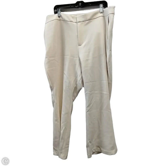Pants Dress By Eloquii In Cream, Size: 1x