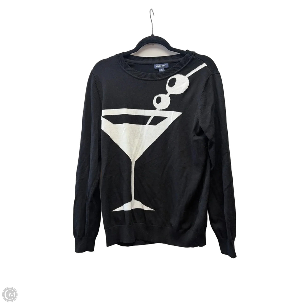 Sweater By Studio Park In Black, Size: L