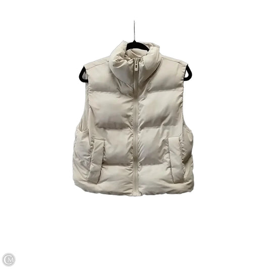 Vest Puffer & Quilted By Zara In Tan, Size: Xs