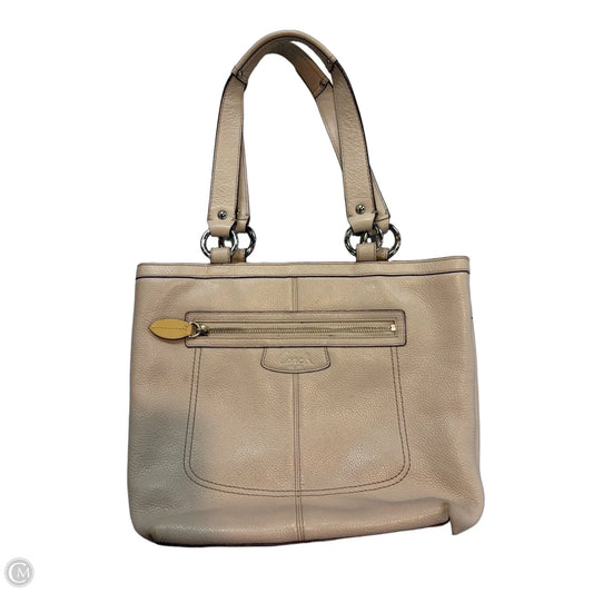 Tote Designer By Coach, Size: Medium