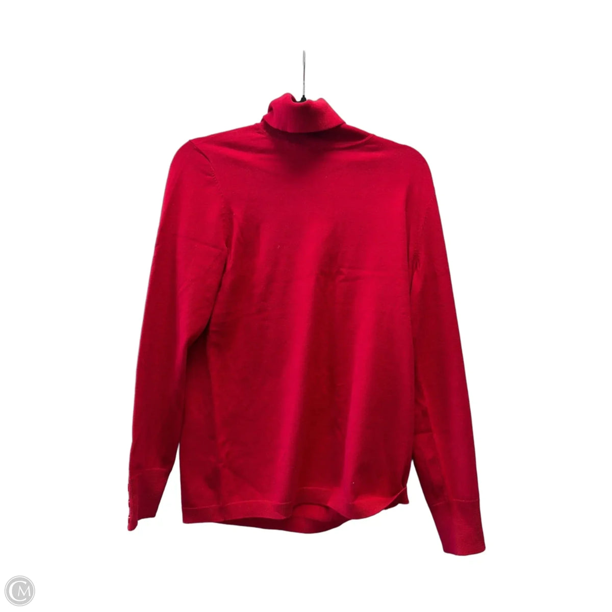 Top Long Sleeve By Talbots In Red, Size: M