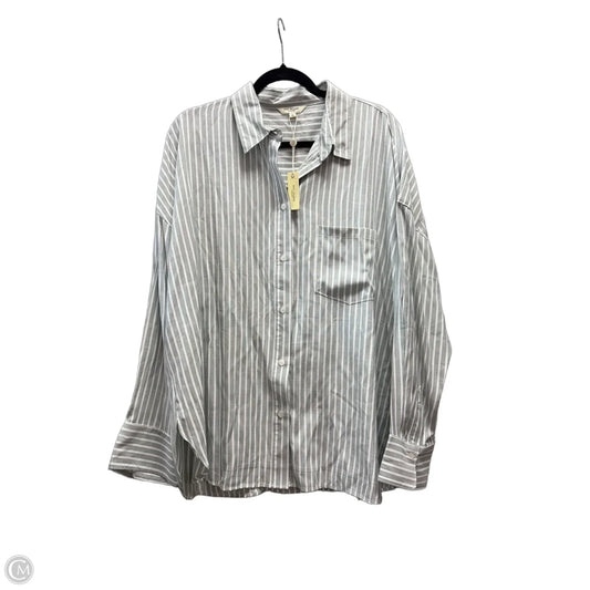 Top Long Sleeve By Max Studio In Striped Pattern, Size: Xl