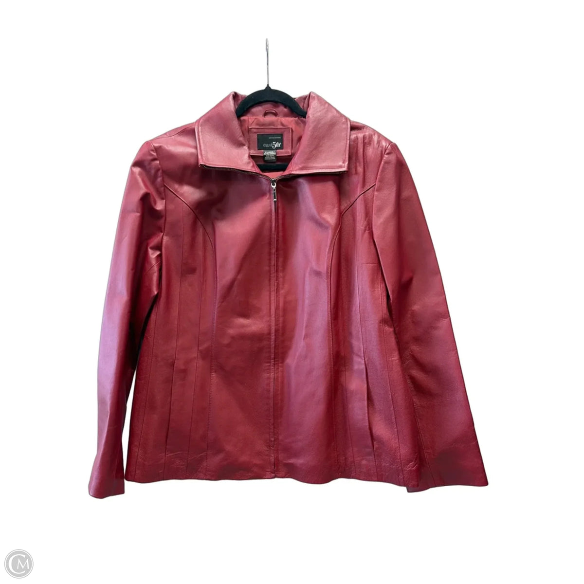 Jacket Leather By East 5th In Red, Size: Xl