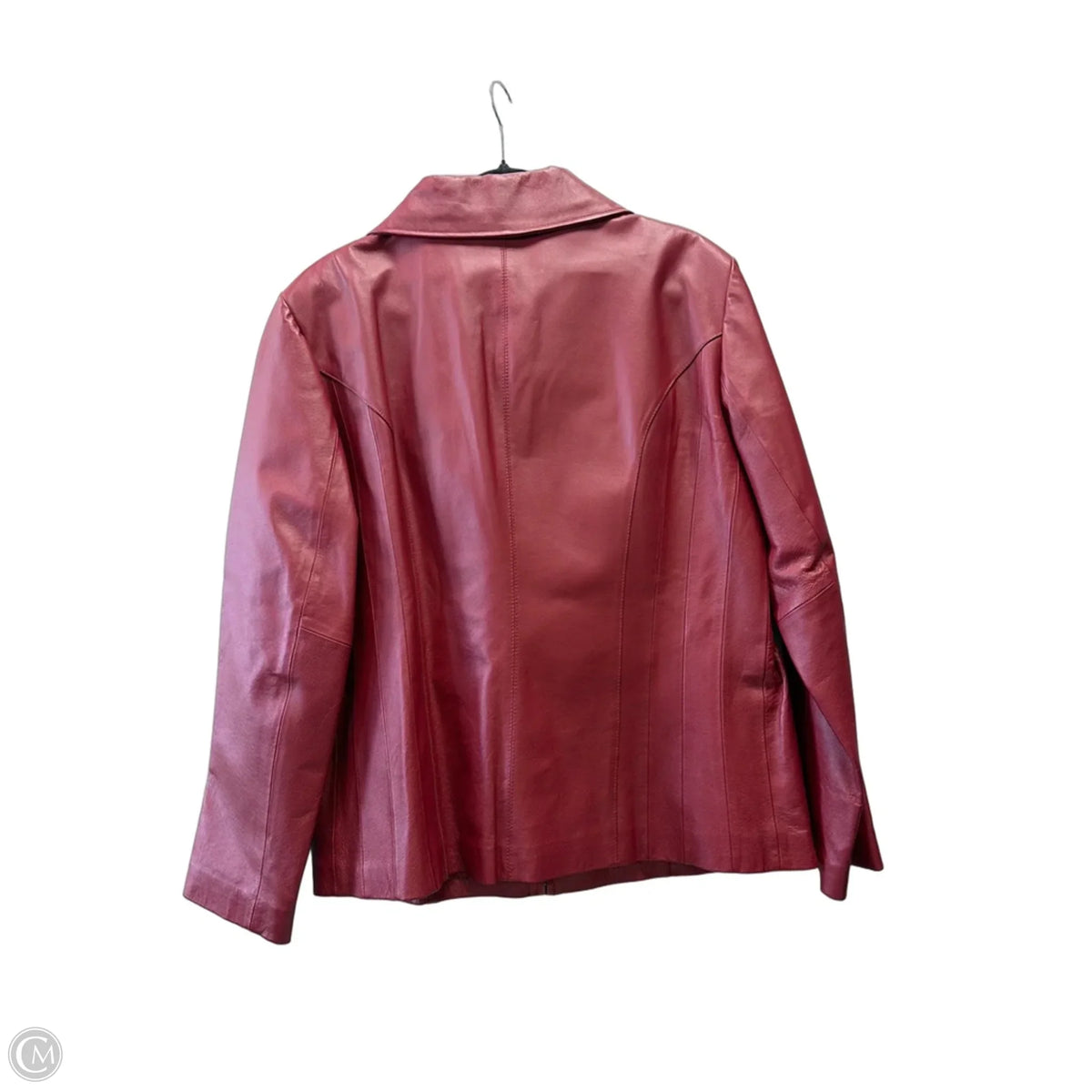 Jacket Leather By East 5th In Red, Size: Xl