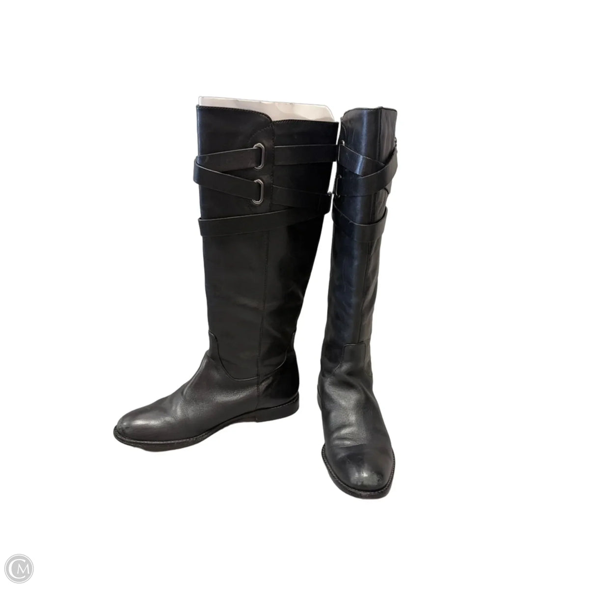 Boots Designer By Coach In Black, Size: 7