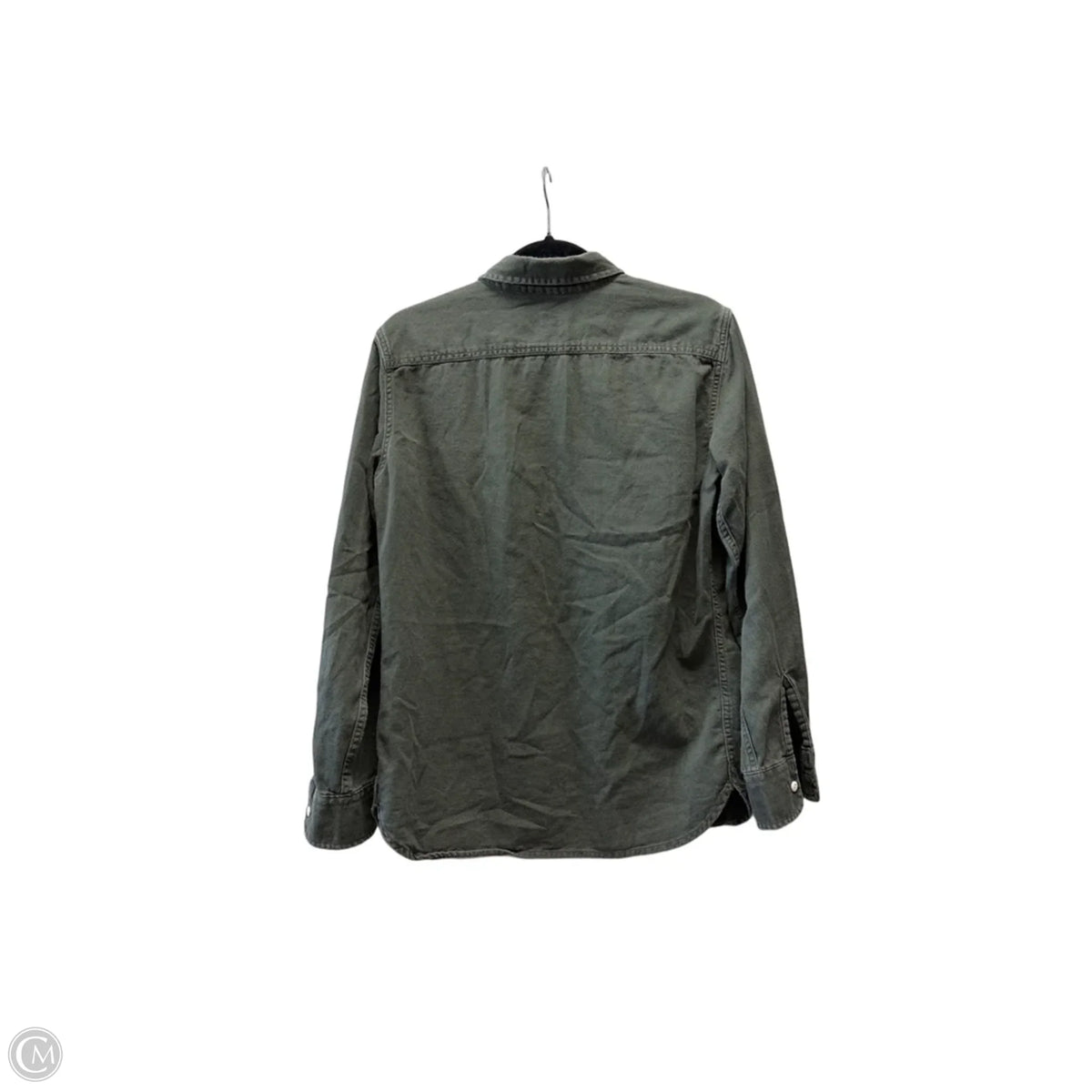 Jacket Shirt By Levis In Green, Size: S