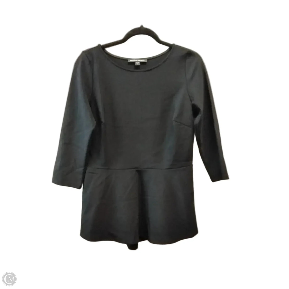 Top Long Sleeve By Boston Proper In Black, Size: M