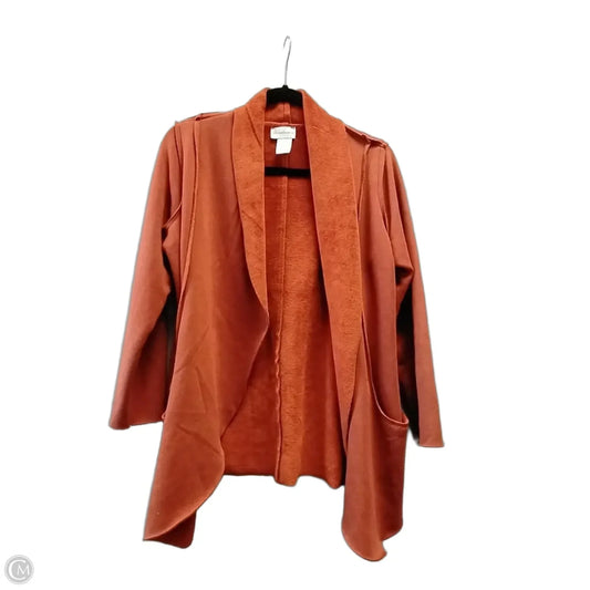Cardigan By Soft Surroundings In Orange, Size: Xs