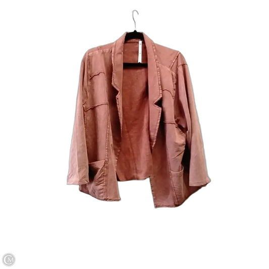 Cardigan By Leo And Nicole In Red, Size: 1x