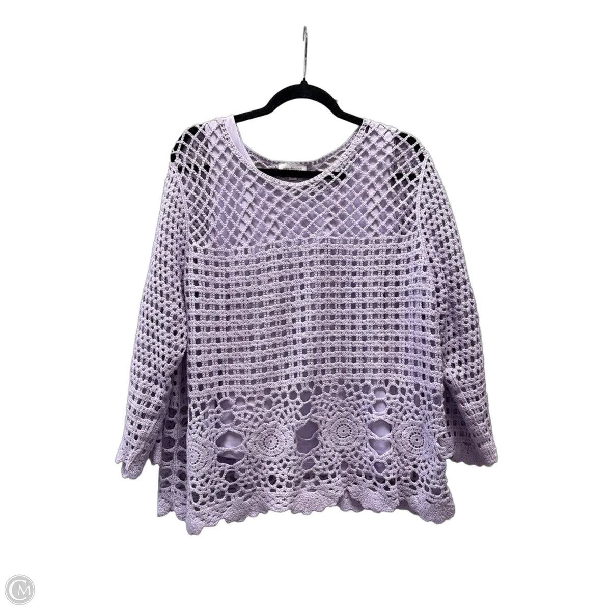 Sweater By West Bound In Purple, Size: Xl
