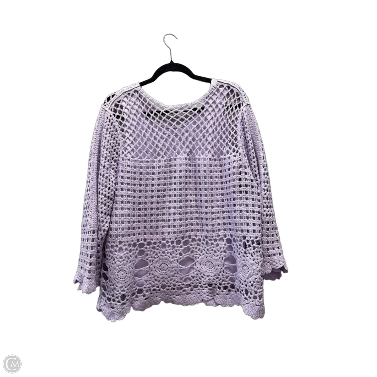 Sweater By West Bound In Purple, Size: Xl
