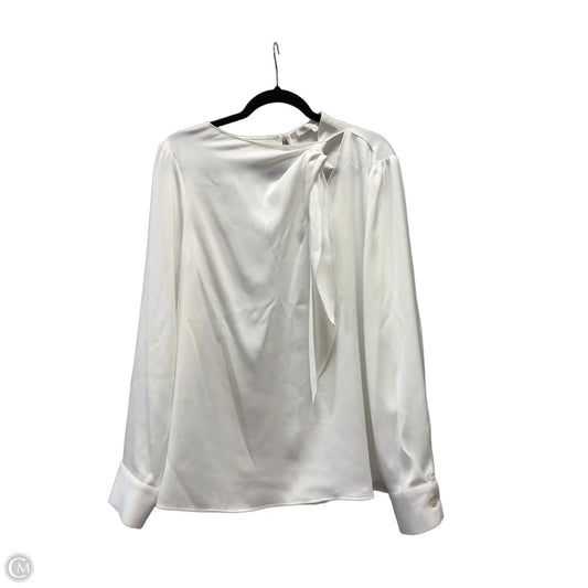 Blouse Long Sleeve By Preston And New York In White, Size: Xl