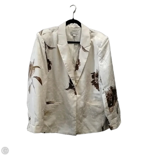 Blazer By Cato In Ivory, Size: Xl