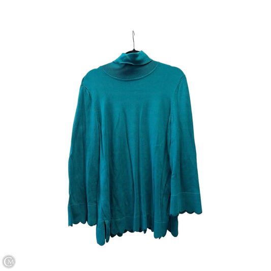 Sweater By Isaac Mizrahi Live Qvc In Green, Size: L