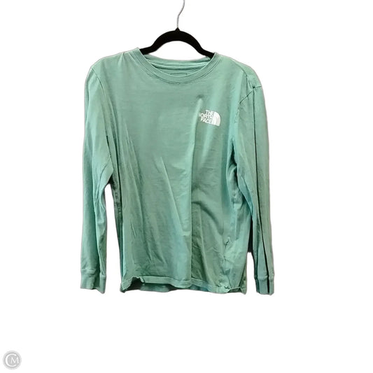 Athletic Top Long Sleeve Crewneck By The North Face In Green, Size: L