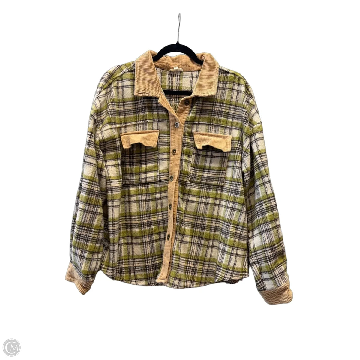 Jacket Other By Easel In Plaid Pattern, Size: L
