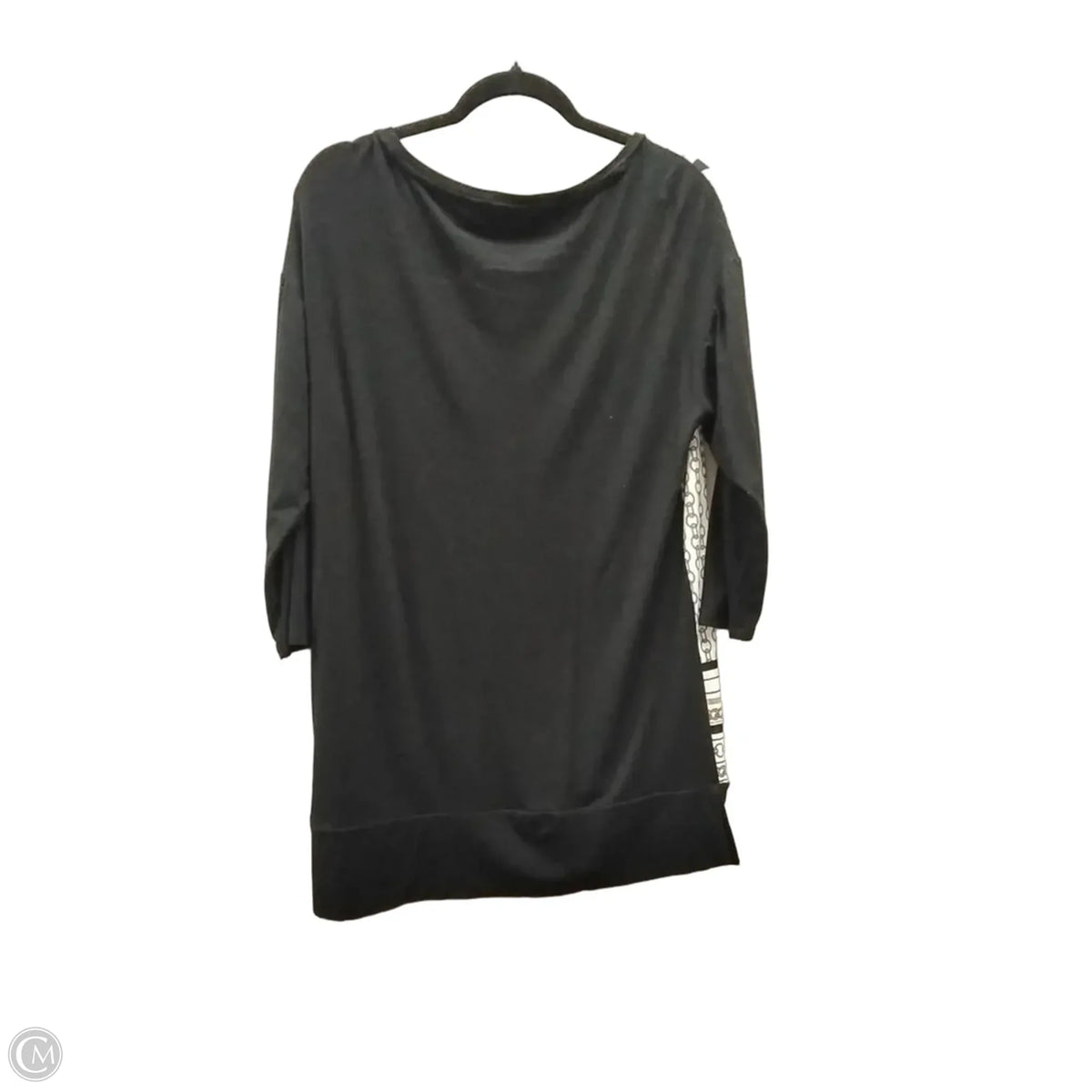 Top Long Sleeve By Chicos In Black, Size: S