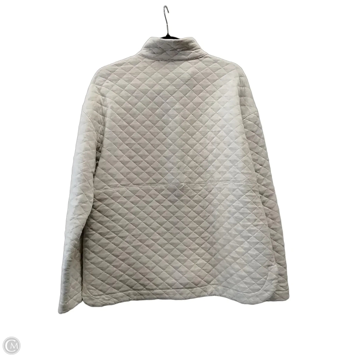 Jacket Puffer & Quilted By Eddie Bauer In Grey, Size: L