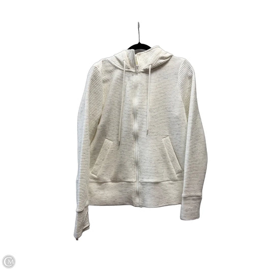 Athletic Jacket By Active Life In White, Size: L