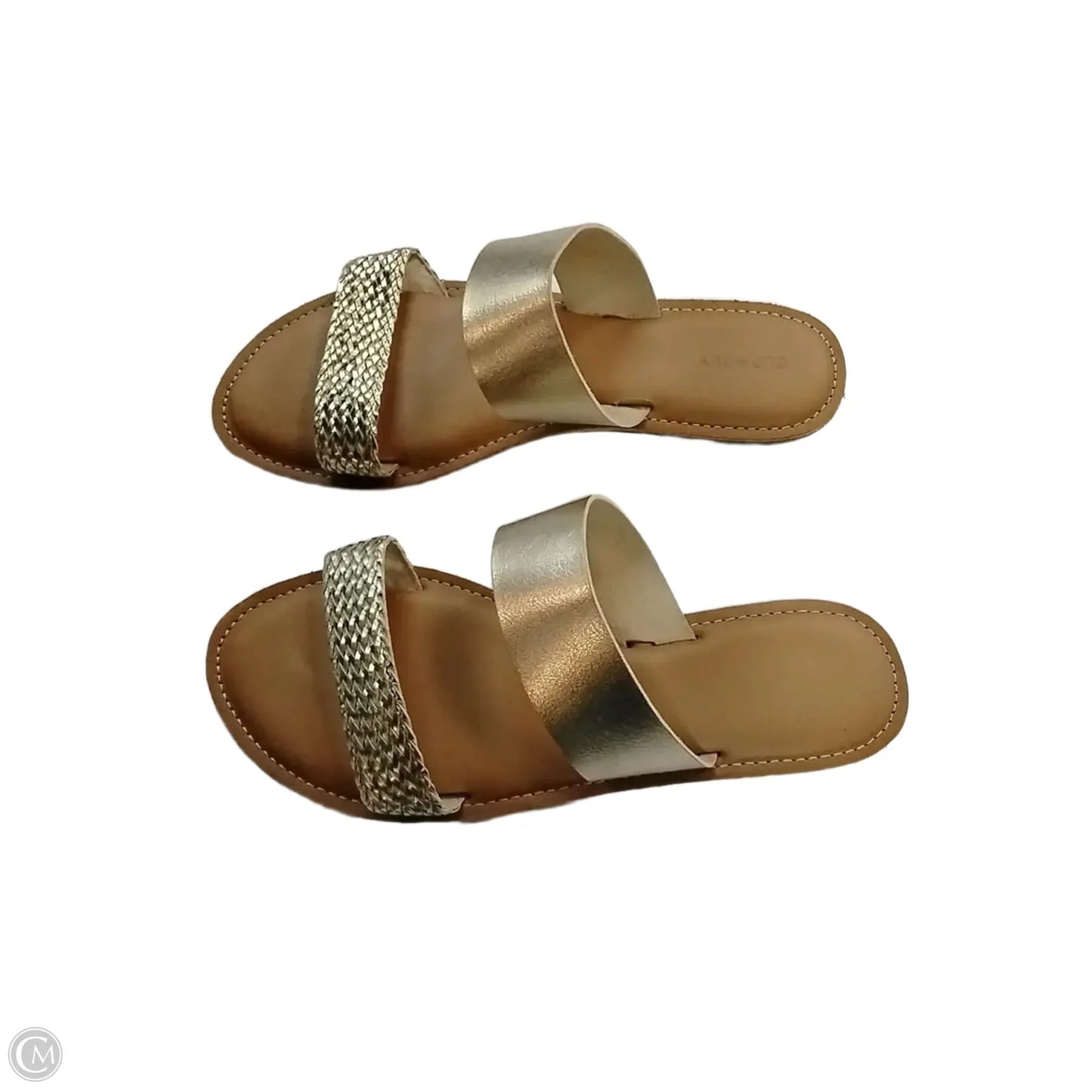 Sandals Flats By Old Navy In Gold, Size: 10