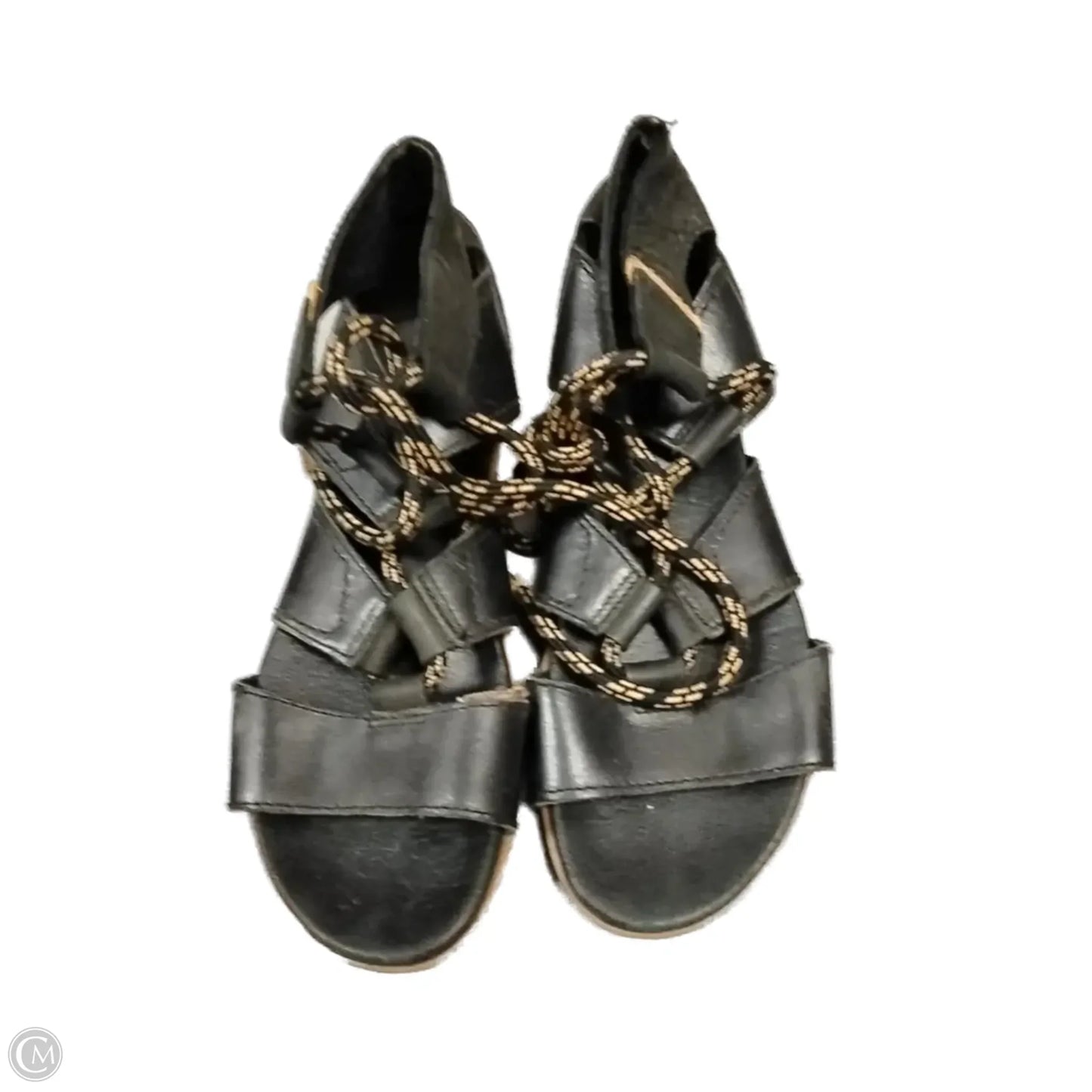 Sandals Flats By Sorel In Black, Size: 8