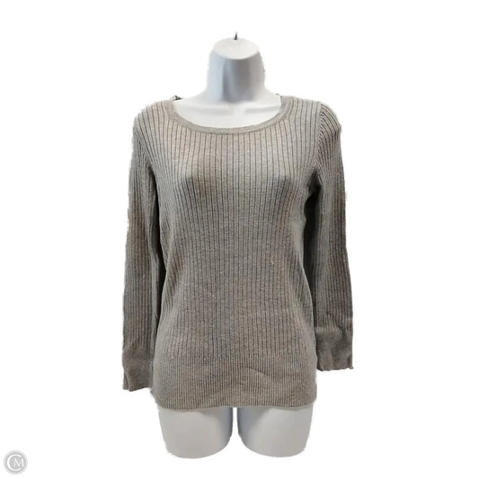 Top Long Sleeve By Faded Glory In Grey, Size: M