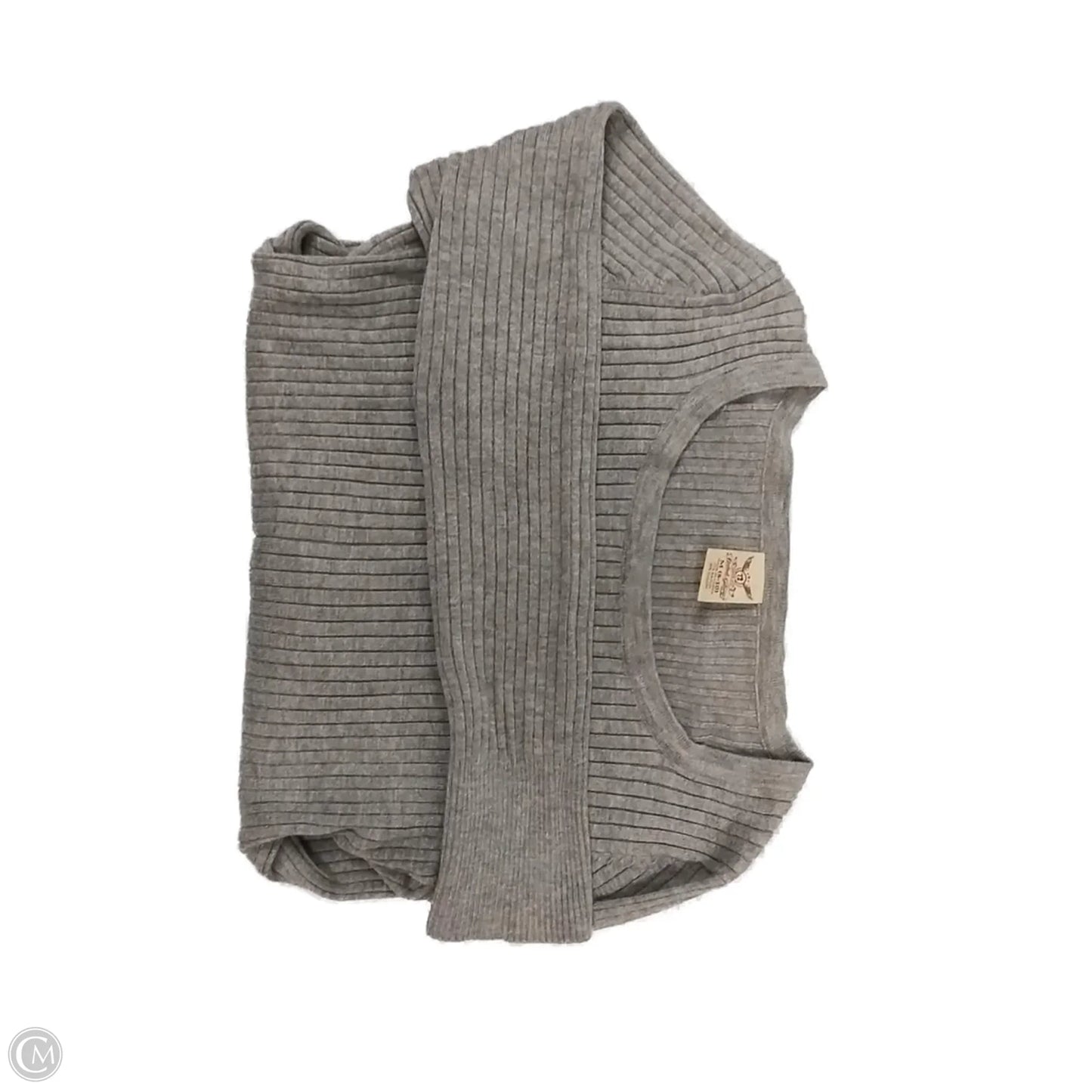 Top Long Sleeve By Faded Glory In Grey, Size: M