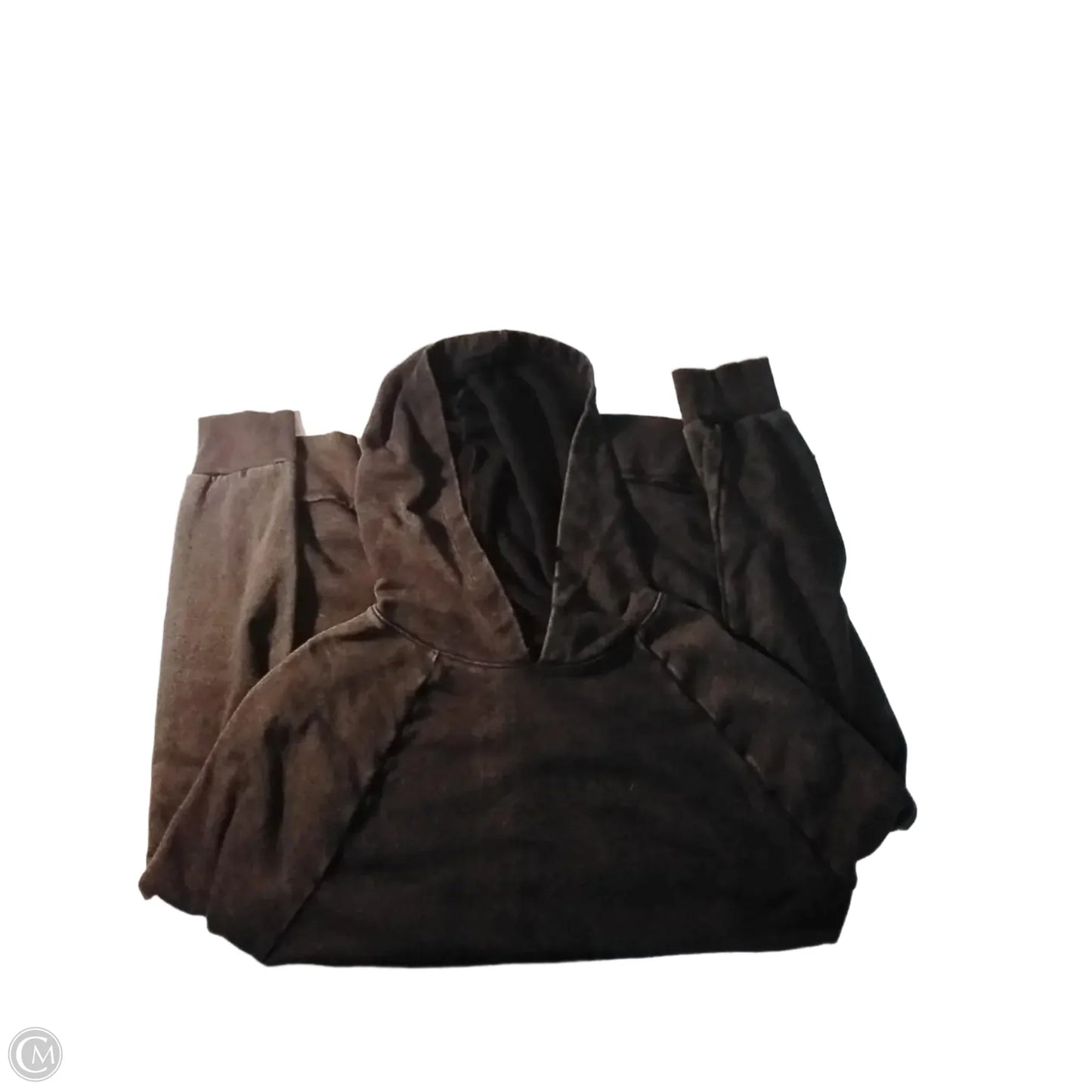 Sweatshirt Hoodie By Colsie In Black, Size: L