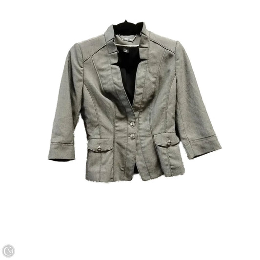 Blazer By White House Black Market In Grey, Size: Xs
