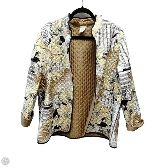 Jacket Other By Christopher And Banks In Floral Print, Size: Xl