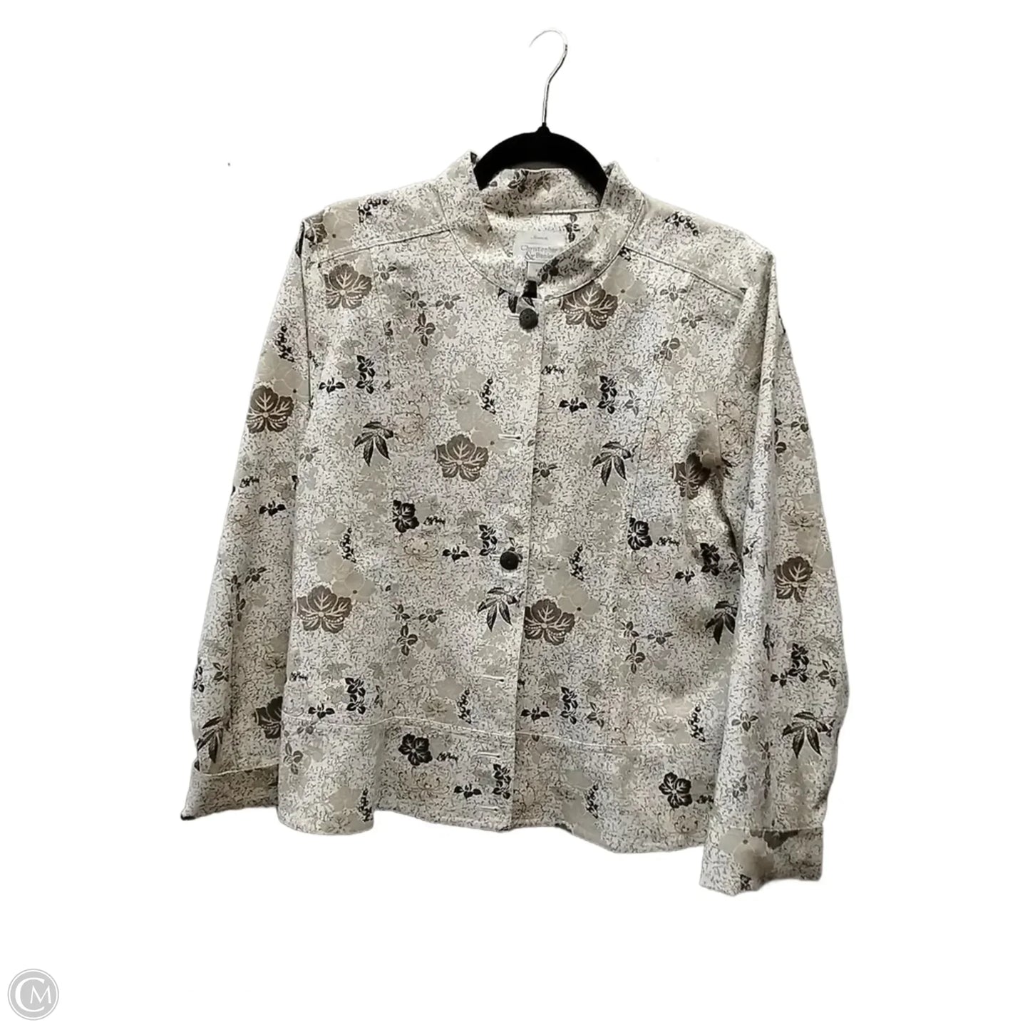 Jacket Other By Christopher And Banks In Floral Print, Size: Xl