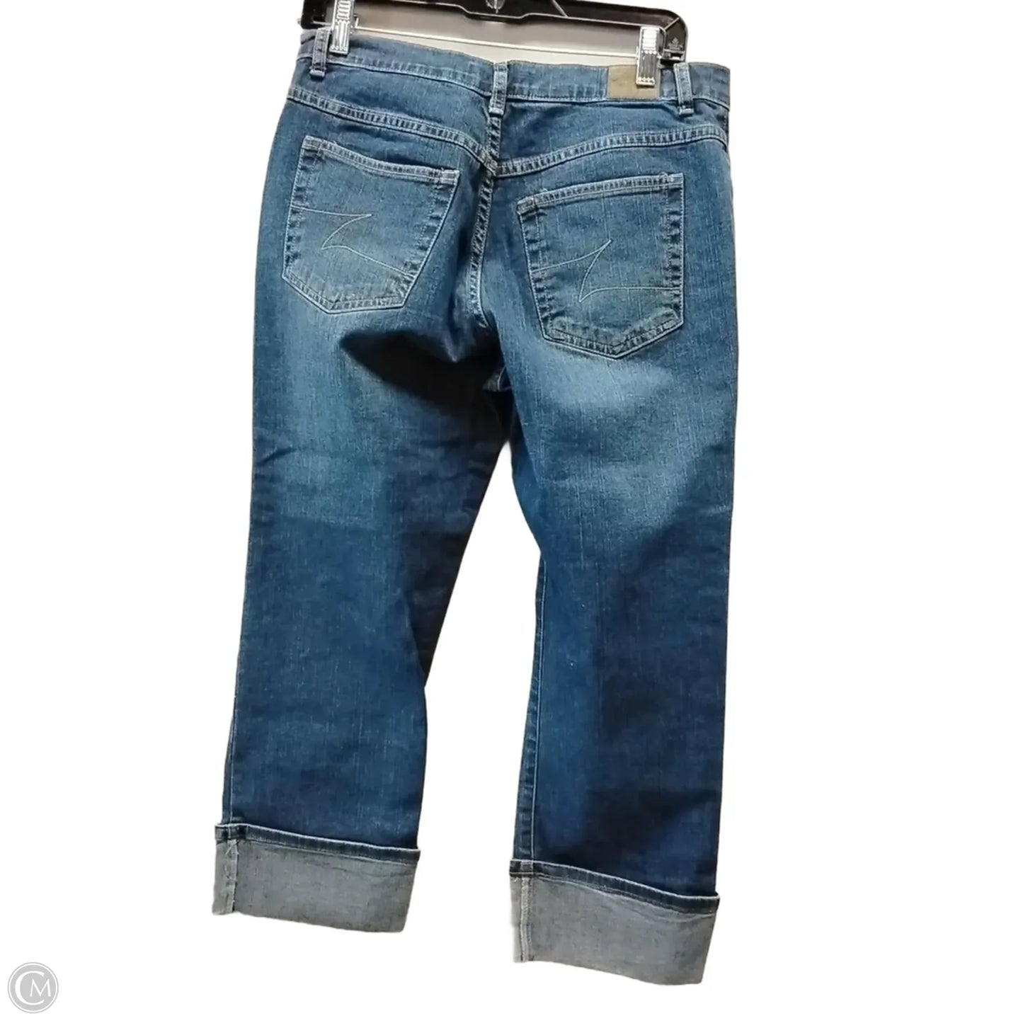 Jeans Cropped By Clothes Mentor In Blue Denim, Size: 10