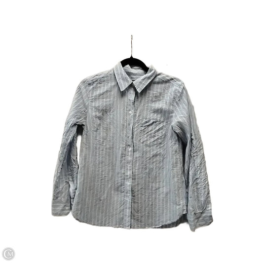 Top Long Sleeve By Ann Taylor In Striped Pattern, Size: S