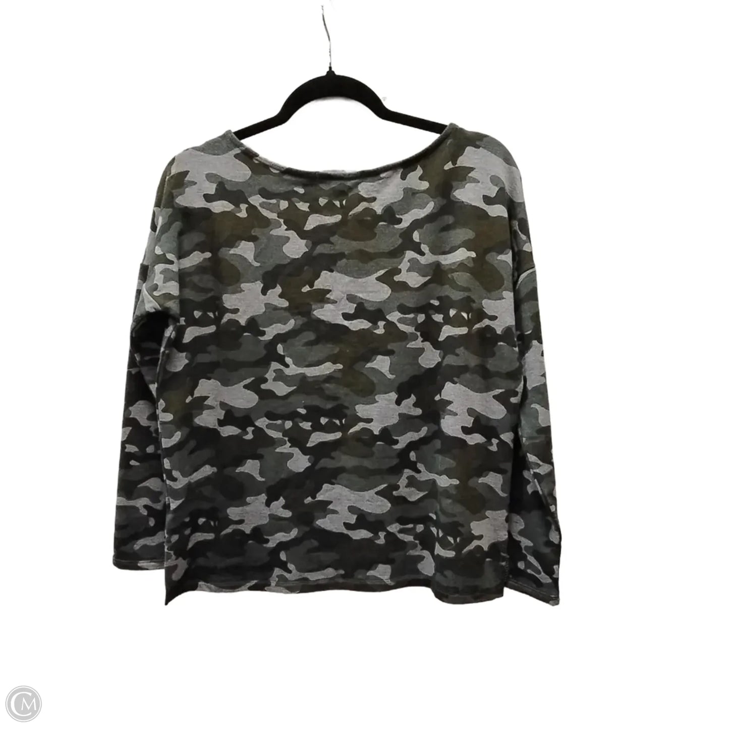 Top 3/4 Sleeve By Tart In Camouflage Print, Size: S