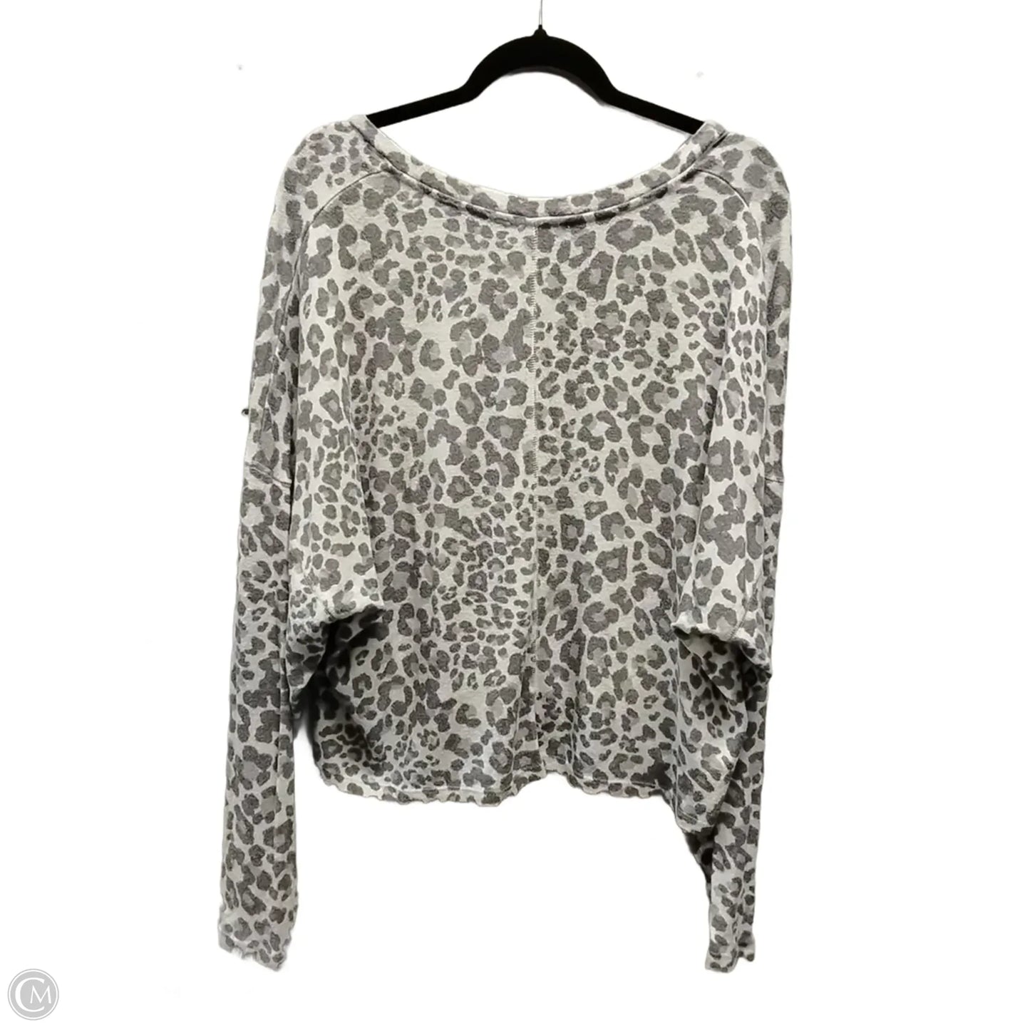 Top Long Sleeve By Freshman In Animal Print, Size: Xl
