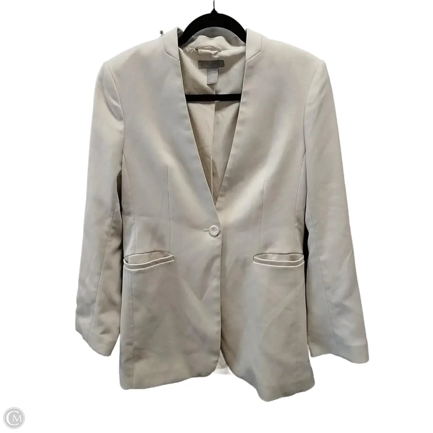 Blazer By H&m In Cream, Size: Small