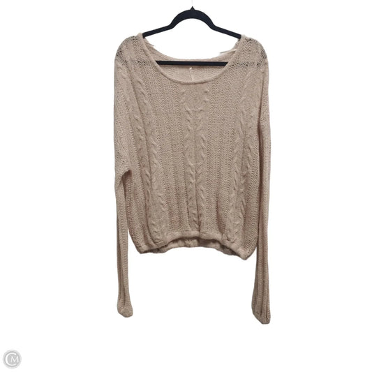 Sweater By Free People In Brown, Size: S
