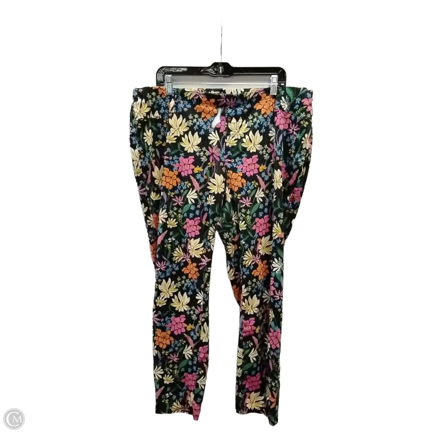 Pants Other By Faded Glory In Floral Print, Size: 24