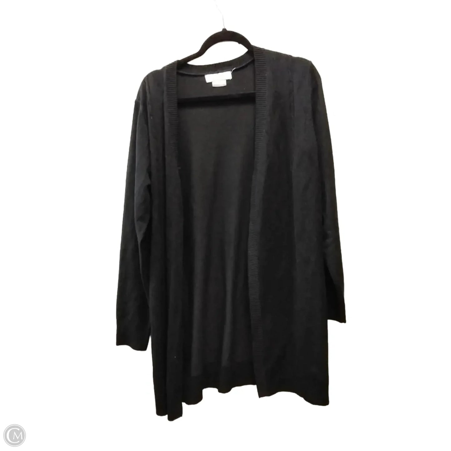Cardigan By Clothes Mentor In Black, Size: L