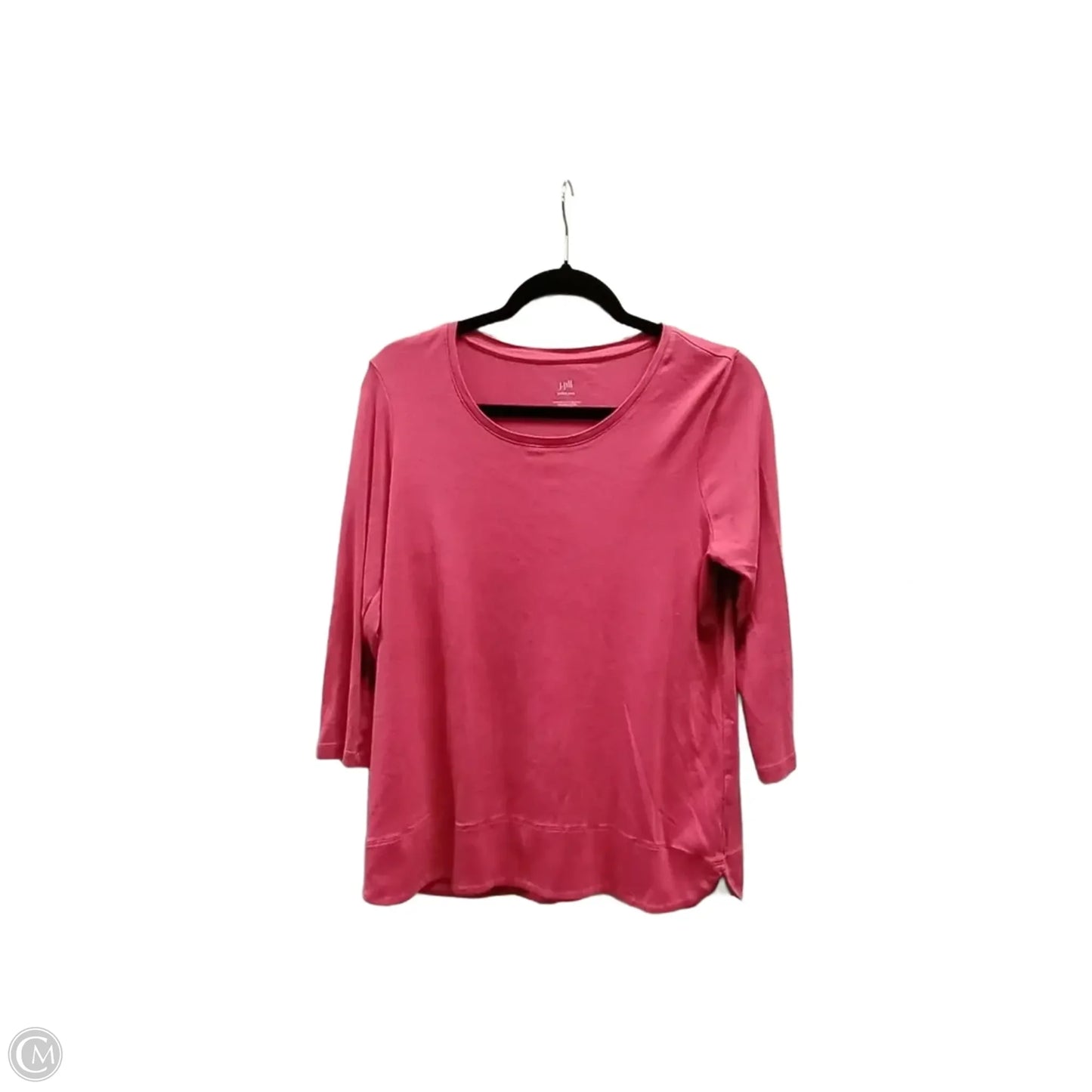 Top Long Sleeve Basic By J. Jill In Pink, Size: M