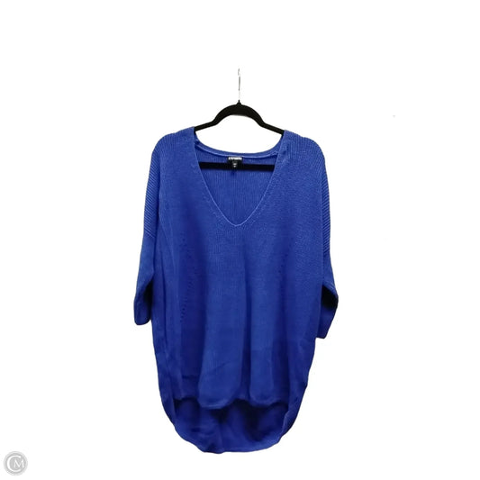 Sweater By Express In Blue, Size: L