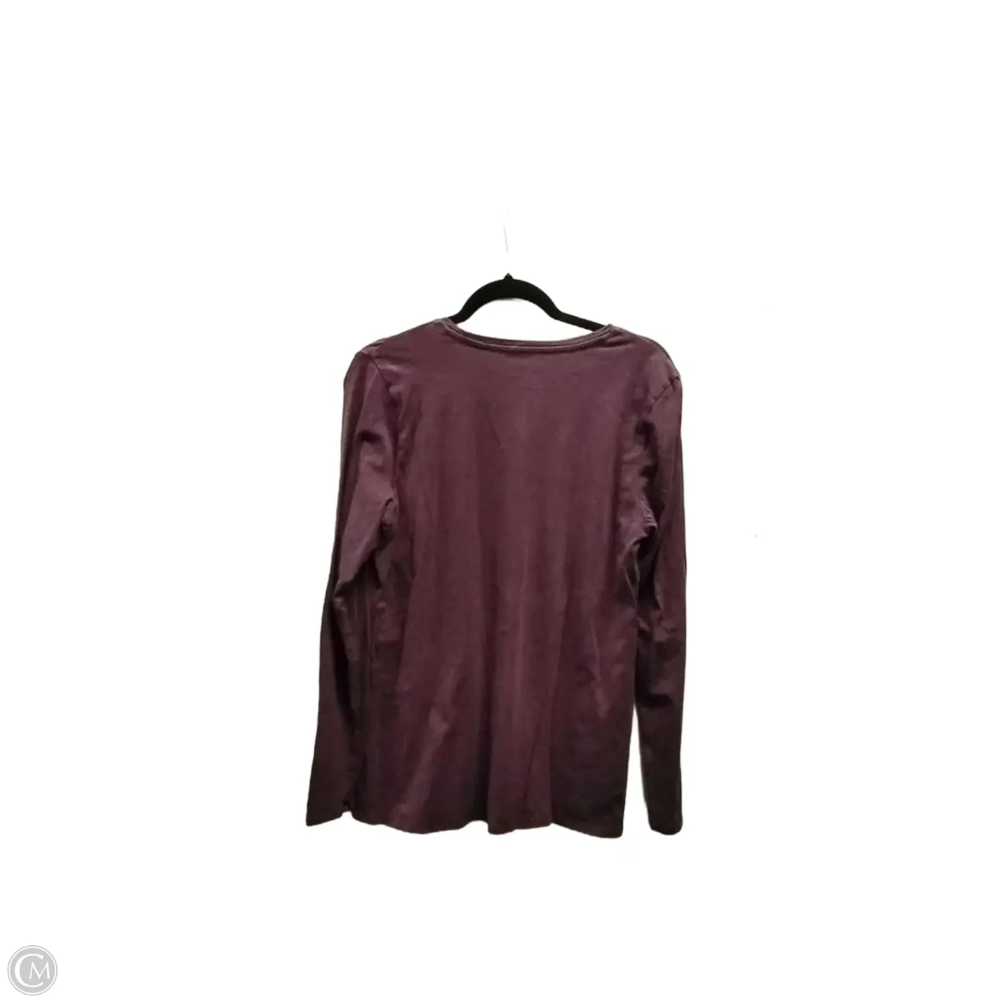 Top Long Sleeve Basic By Pure Jill In Red, Size: M