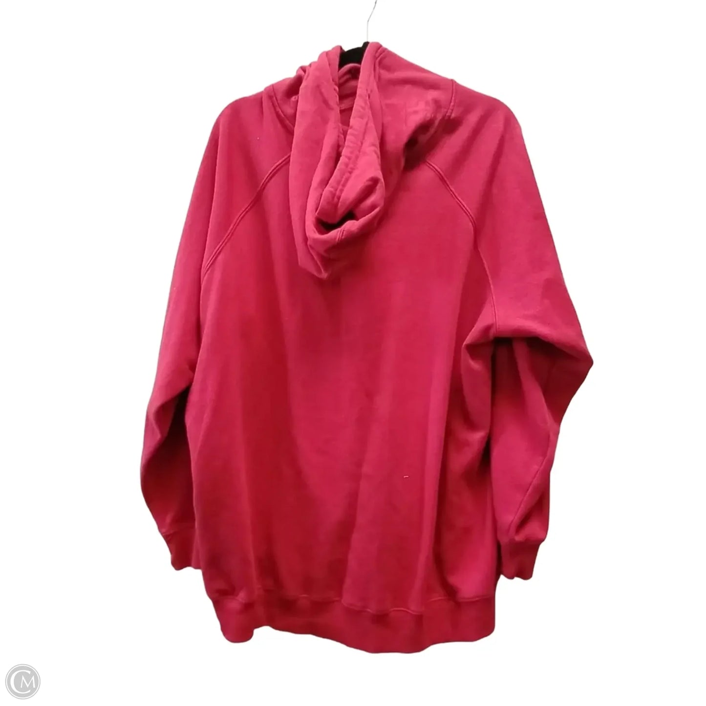 Sweatshirt Hoodie By Clothes Mentor In Red, Size: L