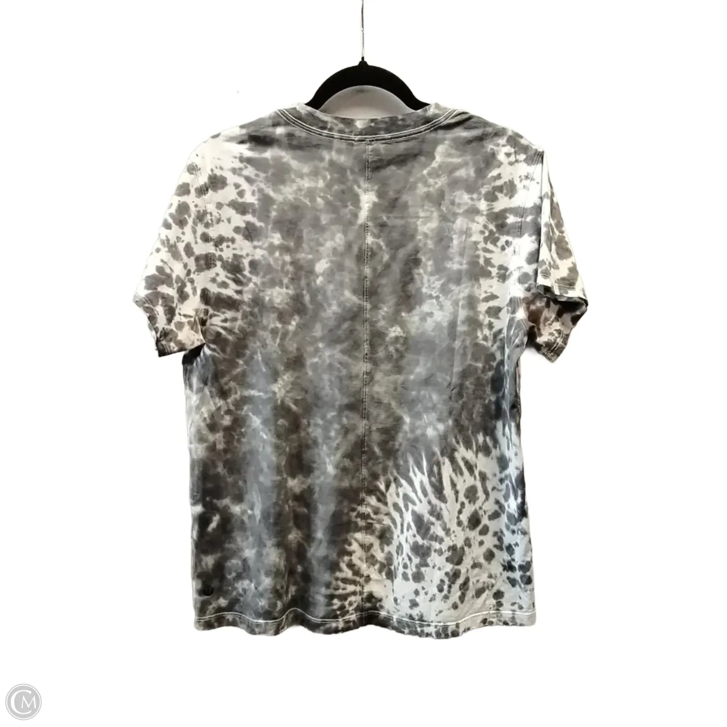 Athletic Top Short Sleeve By Lululemon In Tie Dye Print, Size: L