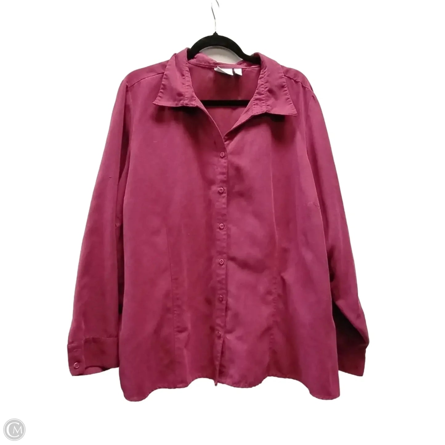 Top Long Sleeve By Sonoma In Red, Size: 3x