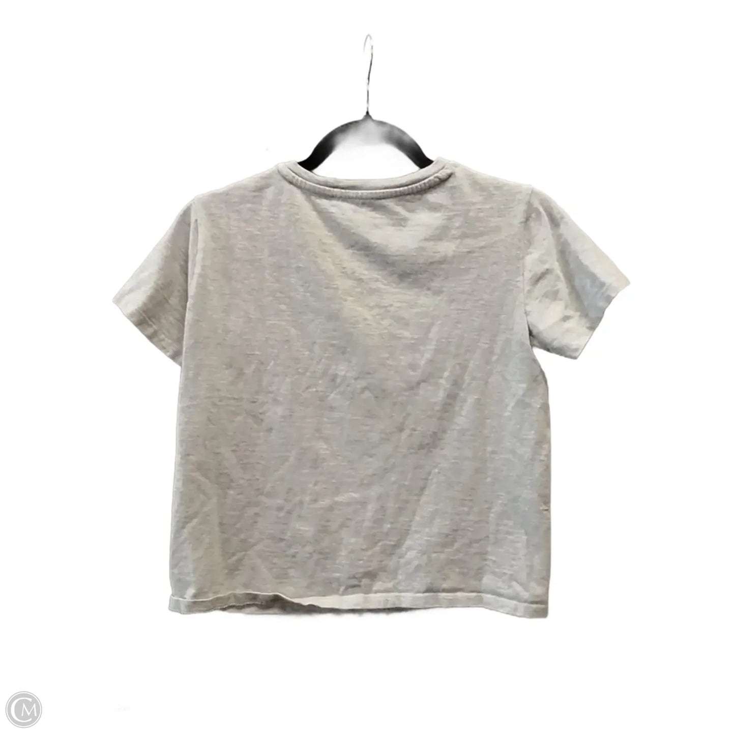 Top Short Sleeve Basic By Clothes Mentor In Grey, Size: S
