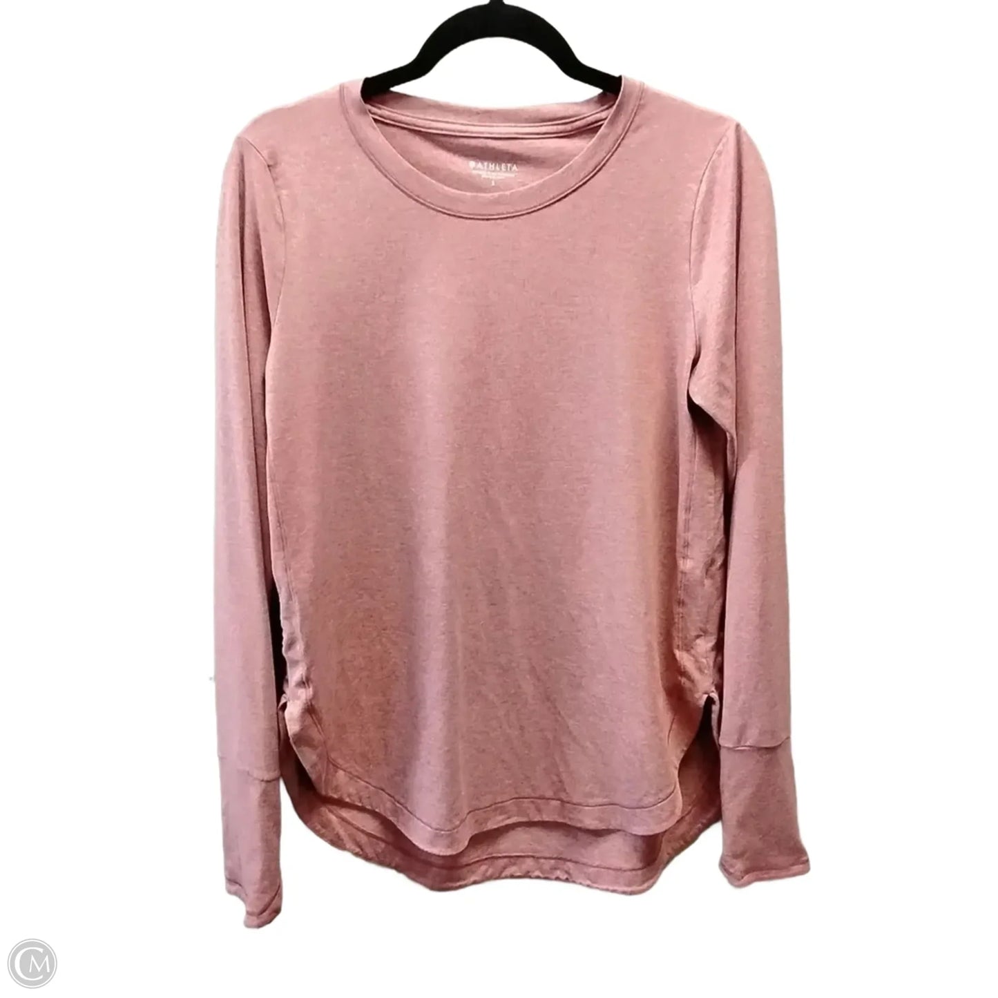 Top Long Sleeve By Athleta In Red, Size: S