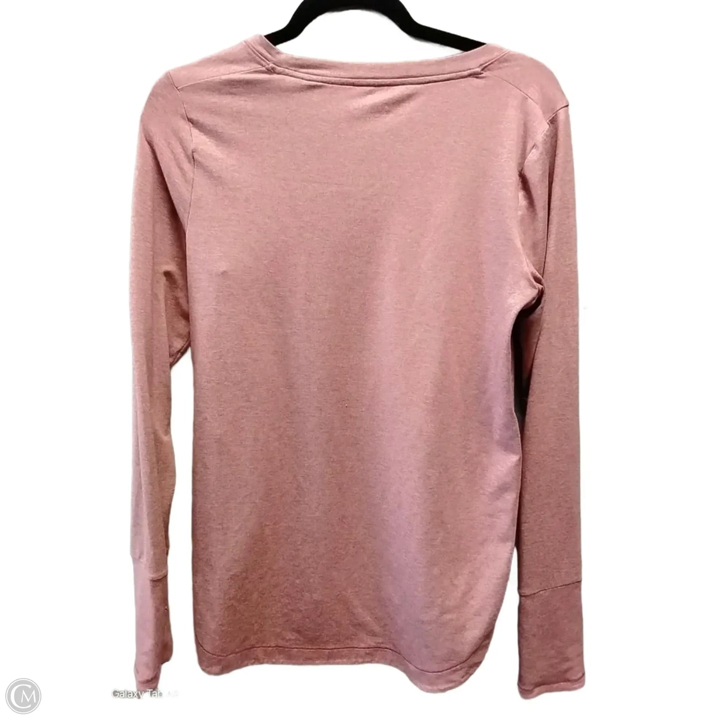 Top Long Sleeve By Athleta In Red, Size: S
