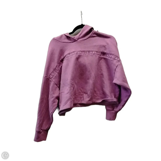 Athletic Jacket By Under Armour In Purple, Size: S