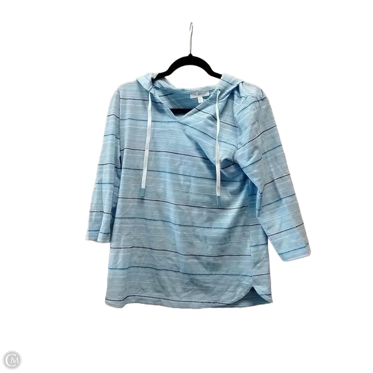 Top Long Sleeve By Talbots In Blue, Size: S